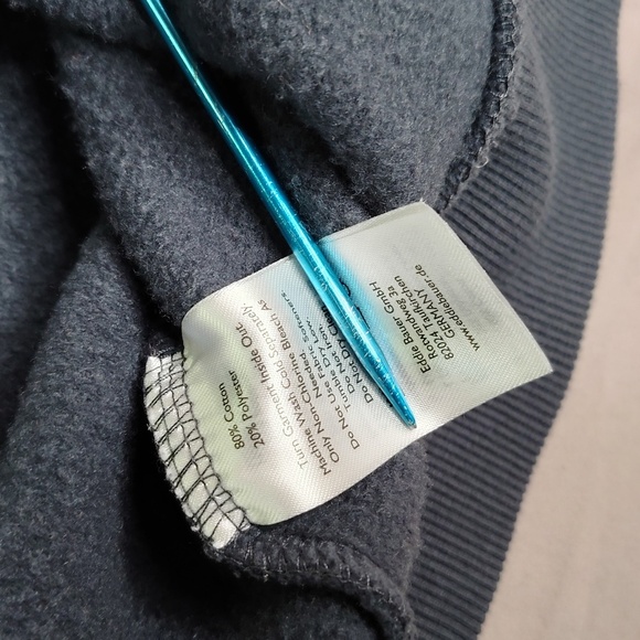 Eddie Bauer Crewneck Sweater Mens Size 2XLT XXLT Blue Cotton Casual Work Wear - Picture 10 of 11